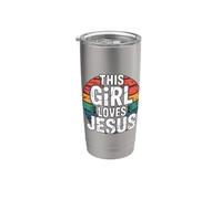 This Girl Loves Jesus Bicchiere termico in acciaio inox doppia parete