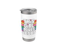 This Girl Loves Jesus Bicchiere termico in acciaio inox doppia parete