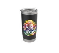 This Girl Loves Jesus Bicchiere termico in acciaio inox doppia parete
