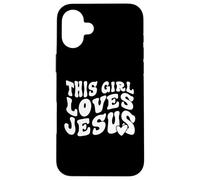 This Girl Loves Jesus Custodia per iPhone 16 Plus