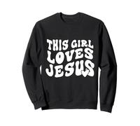 This Girl Loves Jesus Felpa