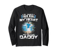This Girl Who Kinda Stole My Heart She Calls Me Daddy Dad Maglia a Manica