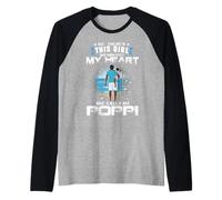This Girl Who Kinda Stole My Heart She Calls Me Poppi Dad Maglia con Maniche Raglan