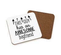 This Guy Ha Un Bellissimo Fidanzato Sottobicchiere Valentines Day Love Migliore