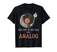 This Guy Is Not Old Hes Analogico Fathers Day Vinile Retro Music Maglietta