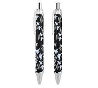 This Guy Loves Swimming - Penna a sfera retrattile nera a punta fine da 0,5 mm, ad asciugatura rapida, scrittura liscia, 2 pezzi come foto 3