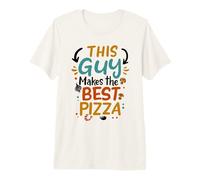 This Guy Makes The Best Pizza Amo la Pizza Pizzaiolo Uomo Maglietta Premium