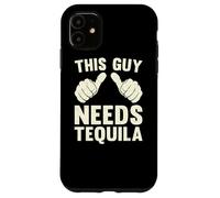 This Guy Needs Tequila | Divertente Bere Umorismo Divertimento Vintage Custodia per iPhone 11