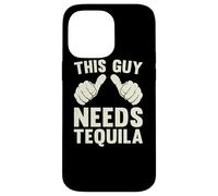 This Guy Needs Tequila | Divertente Bere Umorismo Divertimento Vintage Custodia per iPhone 14 Pro Max