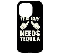 This Guy Needs Tequila | Divertente Bere Umorismo Divertimento Vintage Custodia per iPhone 15 Pro