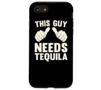 This Guy Needs Tequila | Divertente Bere Umorismo Divertimento Vintage Custodia per iPhone SE (2020) / 7 / 8
