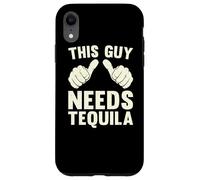 This Guy Needs Tequila | Divertente Bere Umorismo Divertimento Vintage Custodia per iPhone XR