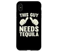 This Guy Needs Tequila | Divertente Bere Umorismo Divertimento Vintage Custodia per iPhone XS Max