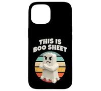 This Is Boo Sheet - Fantasma, Retro, Building Block, Halloween Custodia per iPhone 15