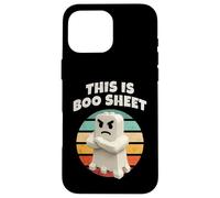 This Is Boo Sheet - Fantasma, Retro, Building Block, Halloween Custodia per iPhone 16 Pro Max