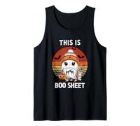 This Is Boo Sheet Funny Ghost Boo Retro Halloween Spooky Canotta