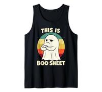 This is Boo Sheet Ghost Retro Halloween Costume Umorismo Divertente Canotta