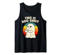 This is Boo Sheet Ghost Retro Halloween Costume Umorismo Divertente Canotta