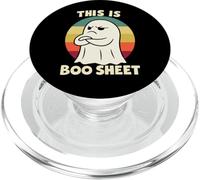 This is Boo Sheet Ghost Retro Halloween Costume Umorismo divertente PopSockets PopGrip per MagSafe