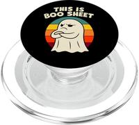 This is Boo Sheet Ghost Retro Halloween Costume Umorismo divertente PopSockets PopGrip per MagSafe