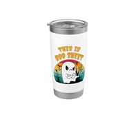 This is Boo Sheet Ghost Retro Halloween Costume Uomo Donna Bicchiere termico in acciaio inox doppia parete