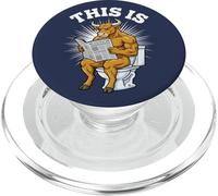 This Is Bull Crap Bullsht Toilet Phone Meme PopSockets PopGrip per MagSafe