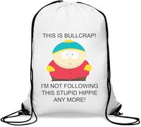 This is BULLCRAP Not Following This Hippie Gym Sack Casual Drawstring Bag Bianco