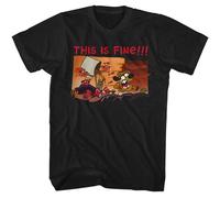 This Is Fine - Chased - Licenza Ufficiale American Classici - Stampa Frontale