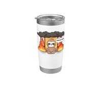 This is Fine Meme Divertente Carino Kawaii Bradipo Room On Fire Bicchiere termico in acciaio inox doppia parete