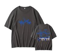 THIS IS FOR T-shirt Worldtour Support Stampato Merch Highstreet Camicia(Gray,4XL)