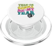 This is going be my year happy new year cat PopSockets PopGrip per MagSafe