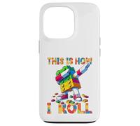 This Is How I Roll Funny Blocks Brick Master Builder Dabbing Custodia per iPhone 13 Pro