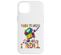 This Is How I Roll Funny Blocks Brick Master Builder Dabbing Custodia per iPhone 14 Plus