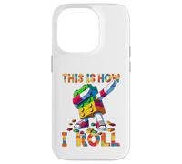This Is How I Roll Funny Blocks Brick Master Builder Dabbing Custodia per iPhone 14 Pro