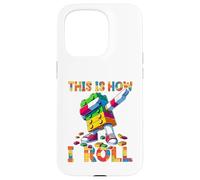 This Is How I Roll Funny Blocks Brick Master Builder Dabbing Custodia per iPhone 15 Pro