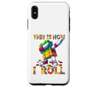 This Is How I Roll Funny Blocks Brick Master Builder Dabbing Custodia per iPhone XS Max