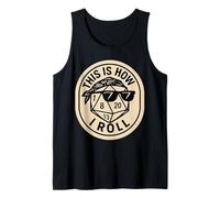 This Is How I Roll Funny Boardgame Dadi Cool Giochi da Tavolo Canotta