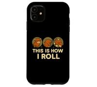 This Is How I Roll Funny Highland Cow, Retro Western Custodia per iPhone 11