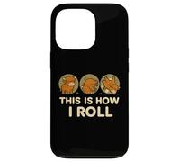 This Is How I Roll Funny Highland Cow, Retro Western Custodia per iPhone 13 Pro