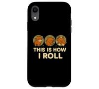 This Is How I Roll Funny Highland Cow, Retro Western Custodia per iPhone XR