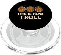 This Is How I Roll Funny Highland Cow, Retro Western PopSockets PopGrip per MagSafe