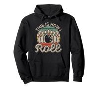 This Is How I Roll Retro Bowling Bowler Team Funny Felpa con Cappuccio