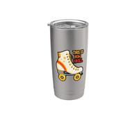This is how I Roll Roller Skating Skater Retro Vintage Bicchiere termico in acciaio inox doppia parete