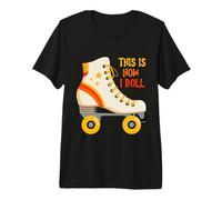 This is How I Roll Roller Skating Skater Retro Vintage Maglietta Premium