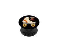 This is how I Roll Roller Skating Skater Retro Vintage PopSockets PopGrip Adesivo