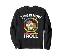 This Is How I Roll Simpatico Criceto nella Ruota Kawaii Felpa