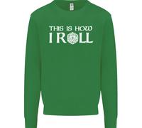 This Is How I Rotolo RPG Gioco di Ruolo Giochi Bambini Felpa Maglione