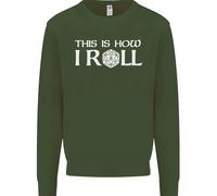 This Is How I Rotolo RPG Gioco di Ruolo Giochi Bambini Felpa Maglione