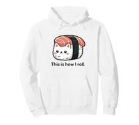 This Is How Roll Funny Sushi Lover Citazione Felpa con Cappuccio