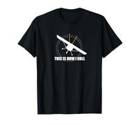 This Is How We Roll Pilot Shirt Funny Airplane Maglietta